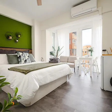 Beach Studio Apartment Playa Malagueta Málaga Exterior foto